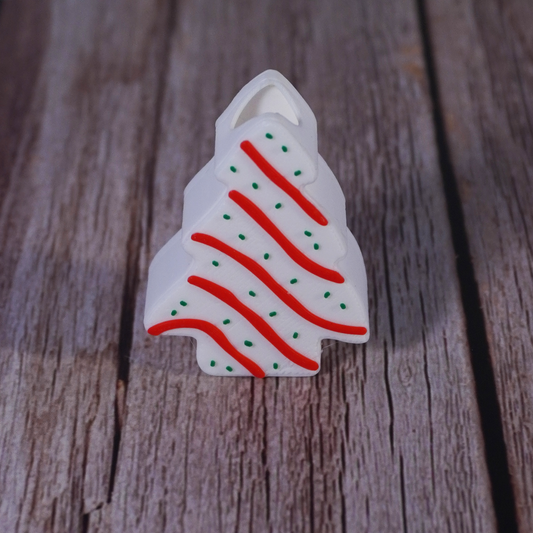 Christmas Tree Cake Straw Topper for Stanley Cup Style Tumblers