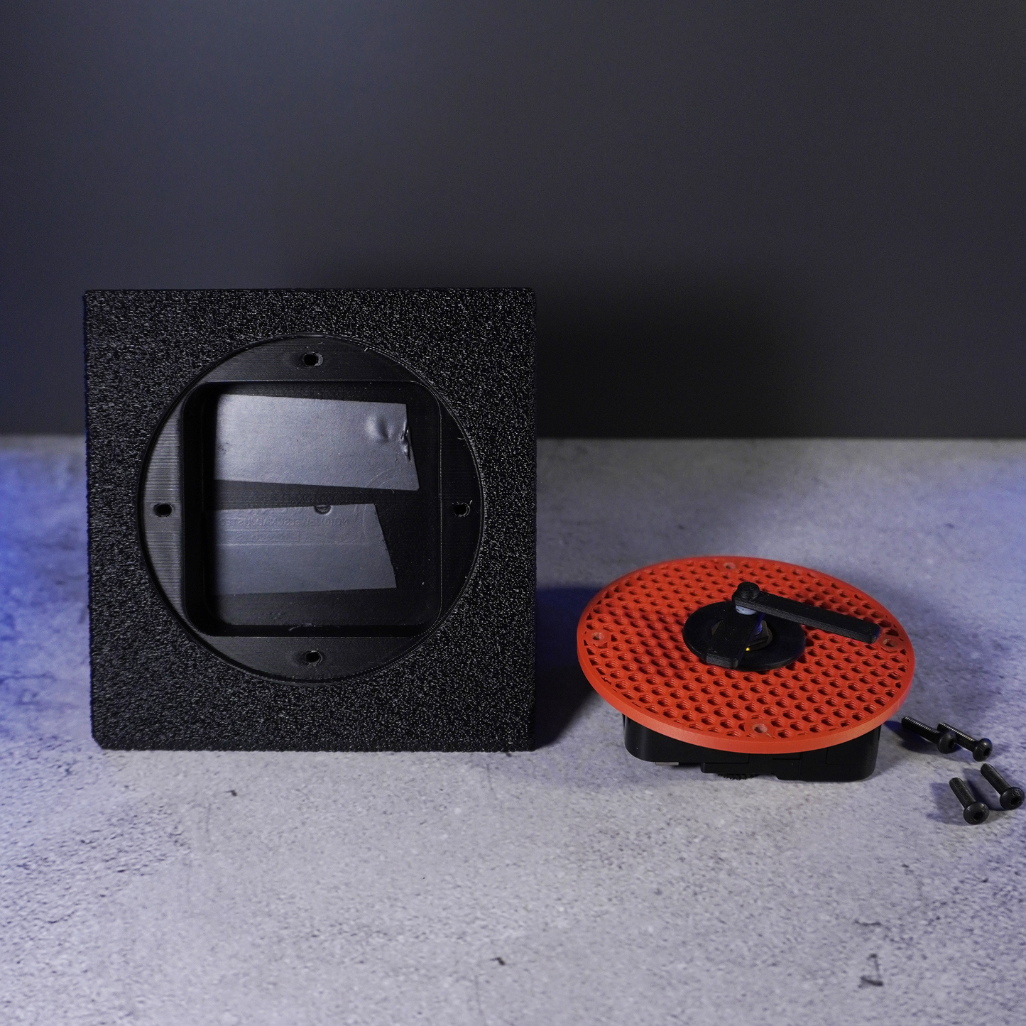 Modern Minimalist Clock with Honeycomb Face