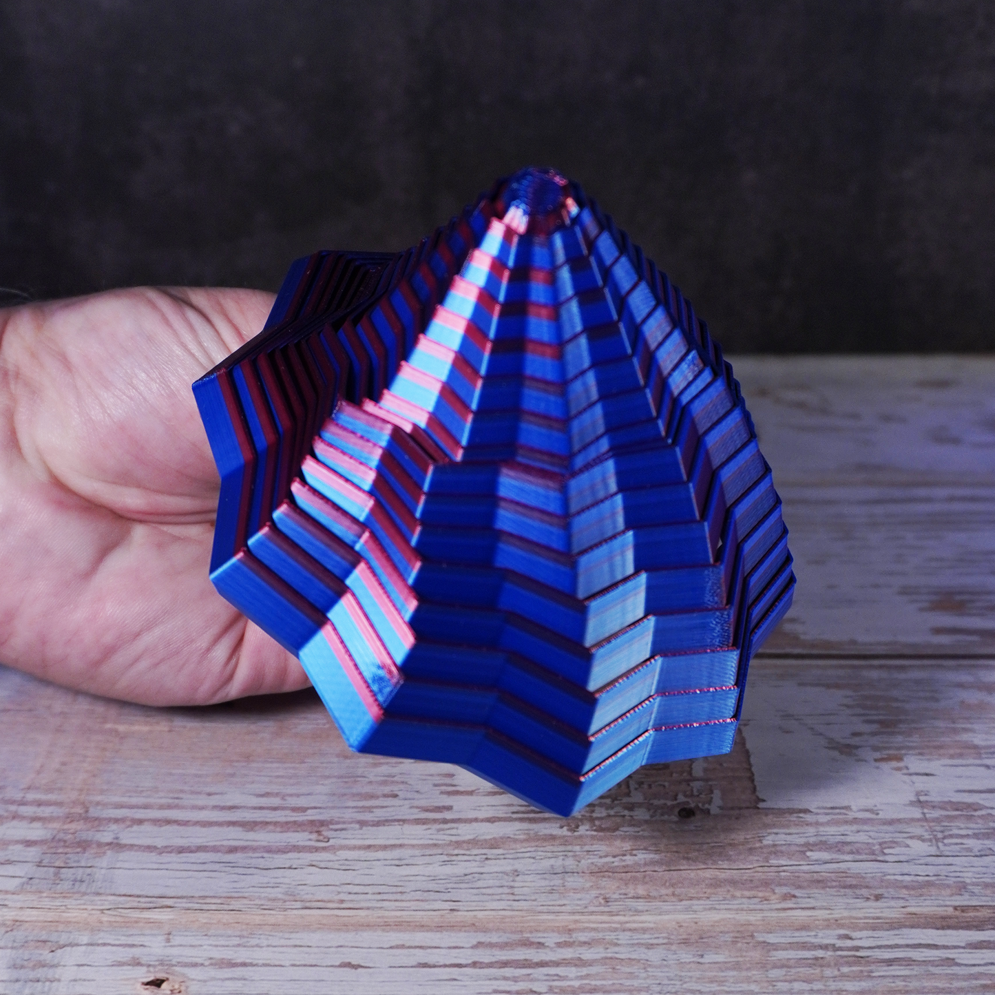 Layered Flexible Expanding Retracting Fidget - Great Sensory ASMR Toy!